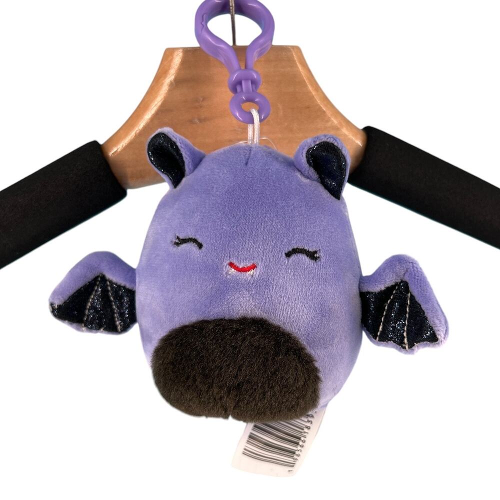 Squishmallow Joldy the Bat Halloween Plush Stuffed Animal with Clip #1